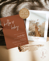 Minimalist Baby Shower Invitation | Gender Neutral Baby Shower