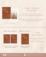 Minimalist Baby Shower Invitation | Gender Neutral Baby Shower