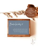 Books for Baby Card | Book Request Insert