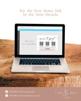 QR Code Sign | Minimalist Scan to Pay Sign