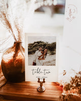 Photo Table Numbers | Wedding Photo Table Numbers