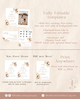 Fall Wedding Invitation Suite | Boho Wedding