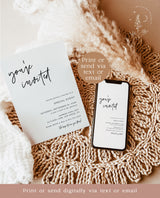 Modern Business Invitation | Minimalist You're Invited Invitation