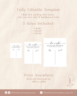 He or She What Will Baby Be Sign | Gender Guess Board | Gender Neutral Baby Shower | He or She Gender Reveal | Minimalist Baby Shower | M9