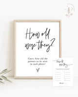 How Old Were The Parents-To-Be Game | Guess How Old Game