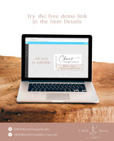 Drink Ticket Template | Minimalist Drink Ticket