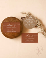 Drink Ticket Template | Minimalist Drink Ticket | This One's On Us | Modern Wedding Drink Ticket | Free Drink Voucher | Editable Template M9