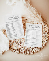 Mommy or Daddy Guess Who Game | Gender Neutral Baby Shower Game | Guess Who Baby Shower Trivia | Editable Mommy or Daddy Game | M4
