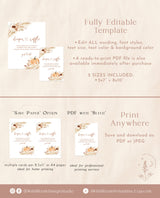 Diaper Raffle Baby Shower Sign | Boho Baby Shower Sign | Pumpkin Baby Shower | Boho Baby Shower Diaper Raffle Game Sign | A4