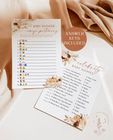 Pumpkin Baby Shower Games | Fall Baby Shower Games