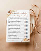 Baby Shower Guess Who Game | Pumpkin Baby Shower