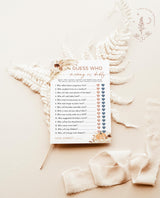 Baby Shower Guess Who Game | Pumpkin Baby Shower