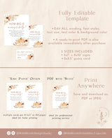 How Big is Mommy's Belly Game | Boho Baby Shower Game