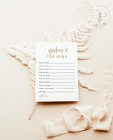 Wishes for Baby Card | Boho Baby Shower