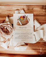 Thanksgiving Football Invitation Template | Friendsgiving Invitation