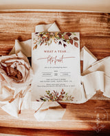 Thanksgiving Dinner Invitation | Friendsgiving Potluck Invitation