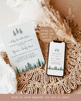 Winter Baby Shower Invitation Template | Baby It's Cold Outside