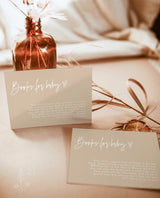 Books for Baby Card | Book Request Insert