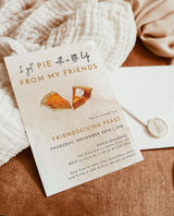 Funny Thanksgiving Invitation | Friendsgiving Dinner Invitation