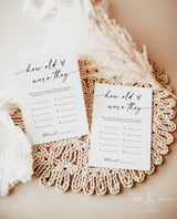How Old Were The Bride and Groom Game | Guess How Old Game | Minimalist Shower Game | Modern Minimal Bridal Shower | How Old Were They | M9