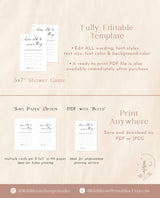 How Old Were The Bride and Groom Game | Guess How Old Game | Minimalist Shower Game | Modern Minimal Bridal Shower | How Old Were They | M9