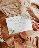 Boho Happily Ever After Party Invite | Reception Party Invitation