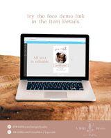 Electronic Save the Date | Modern Minimalist Save the Date | Digital Text Save the Date | Digital Save the Date | Editable Template | M4