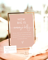 Boho Baby Shower Games | Dusty Blush Shower Bundle | Minimalist Pink Baby Shower | Modern Girl Baby Shower Games | Editable Template | BM1