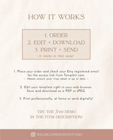 QR Code Response Card | RSVP Online | Modern Wedding Reply Card | Minimalist QR Code Response Card | Minimalist Wedding Reply Card | M9