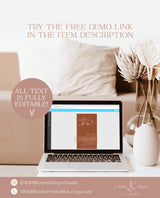 Terracotta Engagement Party Evite | Modern Co-Ed Shower Invite | Burnt Orange Engagement Party Invite | Electronic Text Invite | M9