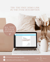 Minimalist Wedding Welcome Sign | All Because Two People Swiped Right Wedding Sign | Modern Wedding Welcome Poster | Editable Template M9