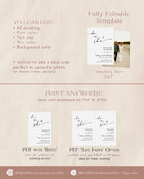 Gender Reveal Invitation Template | Modern Minimalist Gender Reveal Party Invite | Gender Neutral Reveal Invite | Editable Template | M9