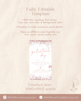 Galentines Day Text Invite | Pink Valentines Day Brunch Dinner | Digital Evite | Rose Gold Valentines Day Dinner | Editable Template | M9