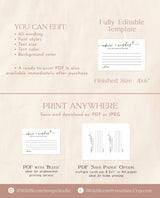 Advice and Wishes Card | Modern Bridal Shower | Advice for the Bride-To-Be | Minimalist Bridal Shower Advice Card | Contemporary Shower | M9