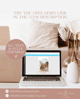 Modern Minimalist Save the Date | Electronic Save the Date | Digital Text Save the Date | Digital Save the Date | Editable Template | D1