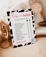 Porn Or Polish Bachelorette Game | Space Cowgirl Bachelorette Party | Dirty Bachelorette Games | Disco Cowgirl Bachelorette Party Game | D2