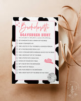 Bachelorette Scavenger Hunt Game | Space Cowgirl Bachelorette Party | Disco Cowgirl Party | Nash Bash Bachelorette | Hens Night Game | D2