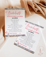 Would She Rather Bachelorette Game | Disco Cowgirl Bachelorette Game | Fun Bachelorette Party Game | Dirty Bachelorette | D2