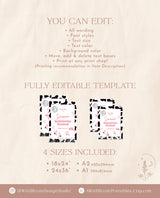 Disco Cowgirl Bachelorette Welcome Sign Template | Retro Bachelorette Welcome Poster | 70s Bachelorette Party | Last Disco Bachelorette | D2