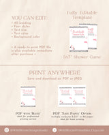 Bachelorette Memory Game | Space Cowgirl Bachelorette Game | Fun Bachelorette Party Game | Hens Night | Guess Who Bachelorette Game | D2