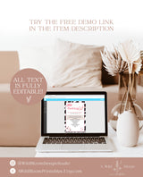 Bachelorette Party Packing List Template | Space Cowgirl Bachelorette Party | Disco Bachelorette Party | Nashville Bachelorette Insert | D2