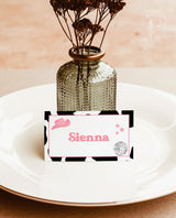 Disco Cowgirl Name Tag Template | Space Cowgirl Bachelorette Party | Bridesmaid Proposal Box Name Cards | Wedding Place Cards | D2