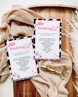 Bachelorette Party Packing List Template | Space Cowgirl Bachelorette Party | Disco Bachelorette Party | Nashville Bachelorette Insert | D2