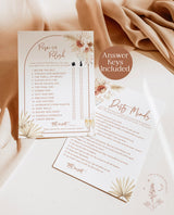 Bachelorette Party Game Bundle | Dirty Bachelorette Party Game | Tropical Bachelorette Drinking Games | Palm Springs Bachelorette | A2