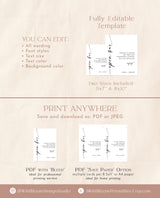 Minimalist Open Bar Sign | Modern Minimalist Wedding Sign | Contemporary Open Bar Sign | Wedding Mar Sign | Printable Open Bar Sign | M9