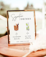 Minimalist Wedding Sign Bundle | Boho Wedding Signs | Modern Minimalist Wedding Signs | Reception Sign Bundle | Editable Templates | M7