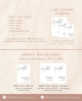 Minimalist Wedding Guestbook | Please Sign Our Guestbook Sign | Sign Our Guest Book | Modern Minimalist Wedding Signage | M7