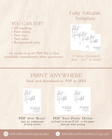 Minimalist Wedding Photo Guest Book Sign | Photo Guestbook Sign | Modern Minimalist Wedding Sign | Printable Photo Guestbook Sign | M7