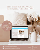 Photo Christmas Card Template | Minimalist Christmas Card | Boho Holiday Card | Merry Christmas | Arch Christmas Card | Editable Template M9