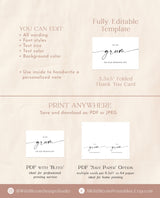 Minimalist Wedding Day Card | Wedding Day Note | To My Bride / Groom On Our Wedding Day | Modern Minimalist Wedding | Editable Template | M9